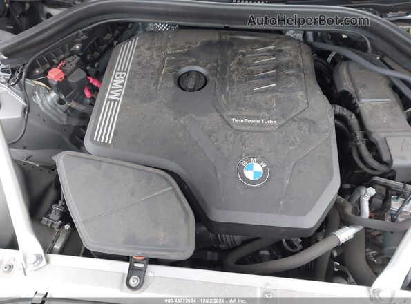 5UXTY5C05M9E47635 2021 BMW X3 Серебряный Вид сзади