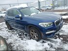 2020 Bmw X3 Xdrive30i Blue vin: 5UXTY5C0XL9B16838