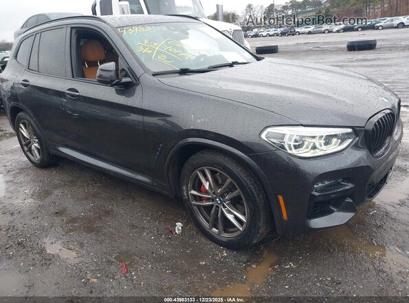 5UXTY9C00M9F48296 2021 BMW X3 Gray Przód prawy