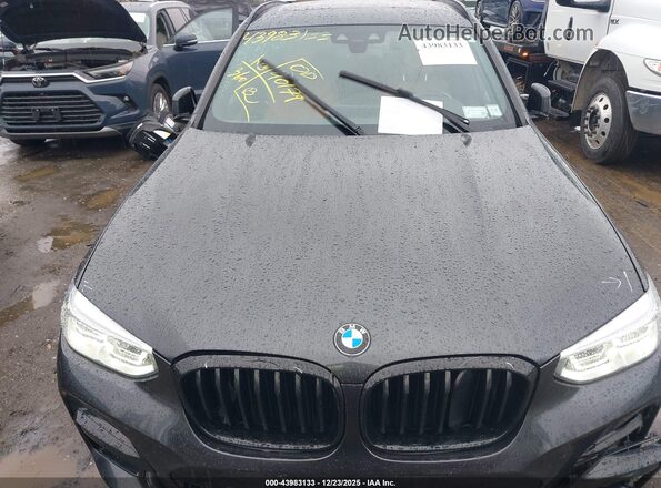 5UXTY9C00M9F48296 2021 BMW X3 Gray Widok zestawu wskaźników