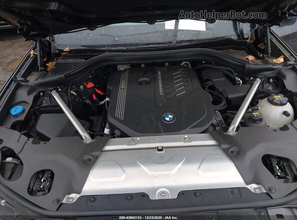 5UXTY9C00M9F48296 2021 BMW X3 Gray Widok z tyłu