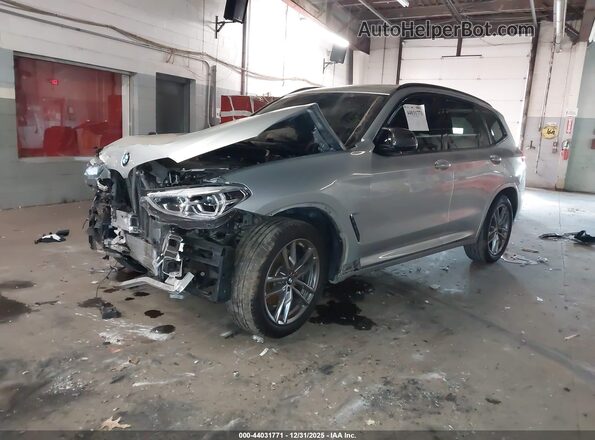 5UXTY9C04M9F05208 2021 BMW X3 Gray Przód lewy