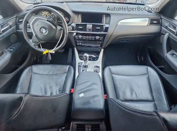 5UXWX9C52G0D86630 2016 BMW X3 Черный Вид панели приборов
