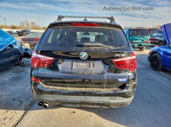 5UXWX9C53H0T03768 2017 BMW X3 Черный Вид сзади