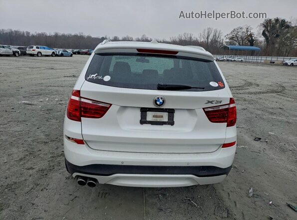 5UXWX9C55G0D66355 2016 BMW X3 Белый Вид сзади