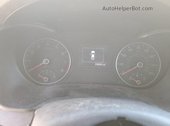5XXGT4L37GG082983 2016 KIA OPTIMA Белый Вид щитка приборов