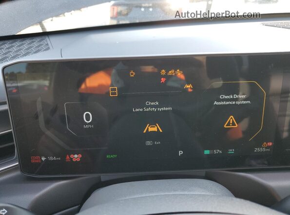 5XYADFS50TG008389 2026 KIA EV9 Черный Вид щитка приборов