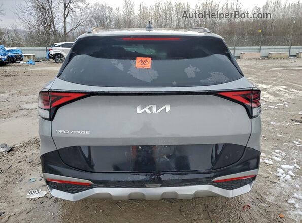 5XYK53AF9PG039446 2023 KIA SPORTAGE Gray Vista trasera