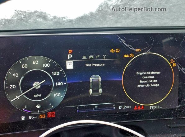 5XYK53AF9PG039446 2023 KIA SPORTAGE Gray Vista del cuadro de instrumentos