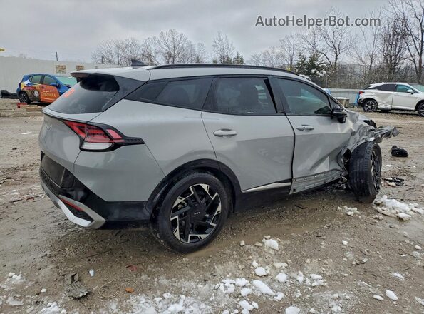 5XYK53AF9PG039446 2023 KIA SPORTAGE Gray Trasero derecho