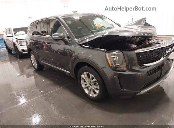 5XYP2DHC0NG274511 2022 KIA TELLURIDE Серый Передняя правая четверть