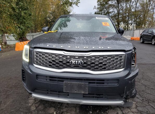 5XYP2DHC2MG098186 2021 KIA TELLURIDE Серый Вид спереди
