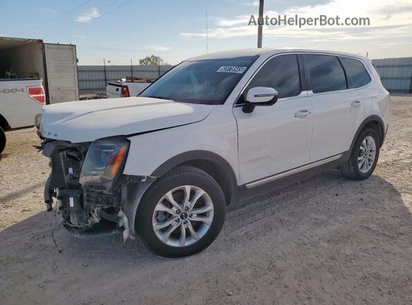 5XYP2DHC3MG153230 2021 KIA TELLURIDE Белый Передняя левая четверть