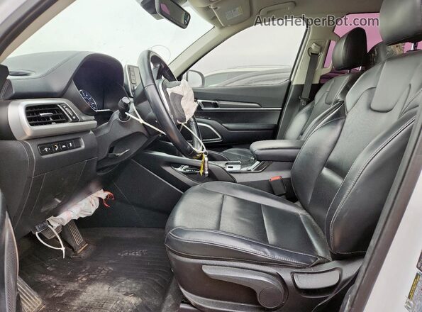 5XYP2DHC3MG153230 2021 KIA TELLURIDE Белый Вид салона спереди
