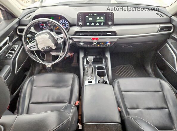 5XYP2DHC3MG153230 2021 KIA TELLURIDE Белый Вид панели приборов