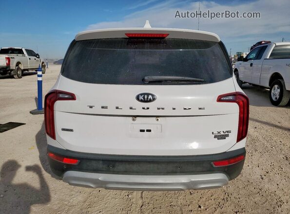 5XYP2DHC3MG153230 2021 KIA TELLURIDE Белый Вид сзади