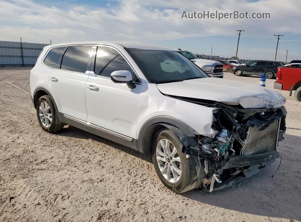 5XYP2DHC3MG153230 2021 KIA TELLURIDE Белый Передняя правая четверть