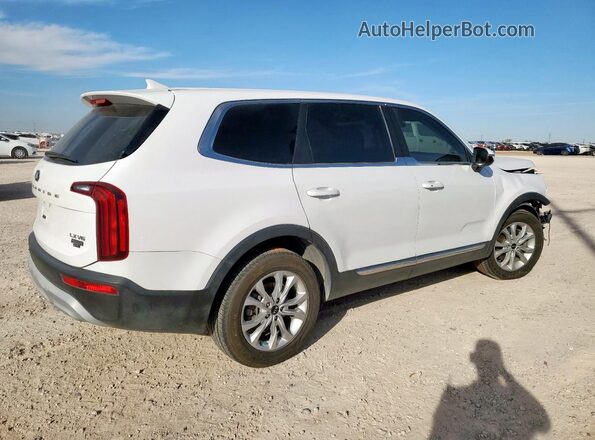 5XYP2DHC3MG153230 2021 KIA TELLURIDE Белый Задняя правая четверть