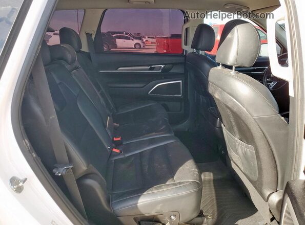 5XYP2DHC3MG153230 2021 KIA TELLURIDE Белый Вид задней части салона