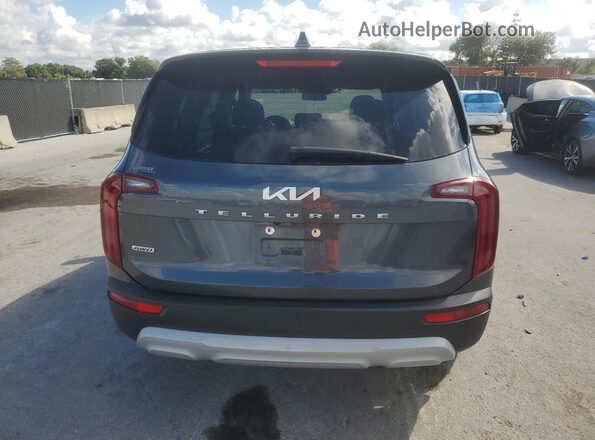 5XYP2DHC7NG211955 2022 KIA TELLURIDE Угольный Вид сзади