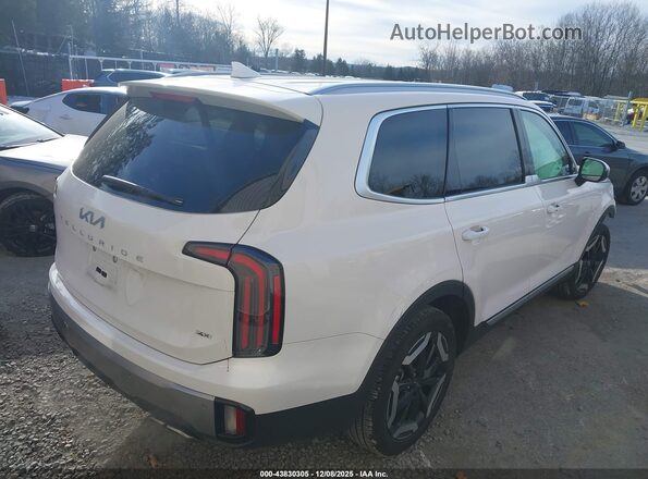 5XYP3DGC2SG632735 2025 KIA TELLURIDE White Задня права чверть