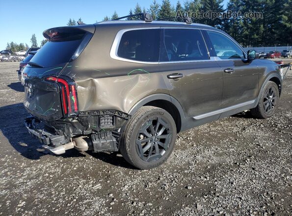 5XYP3DGC3PG403391 2023 KIA TELLURIDE Угольный Задняя правая четверть