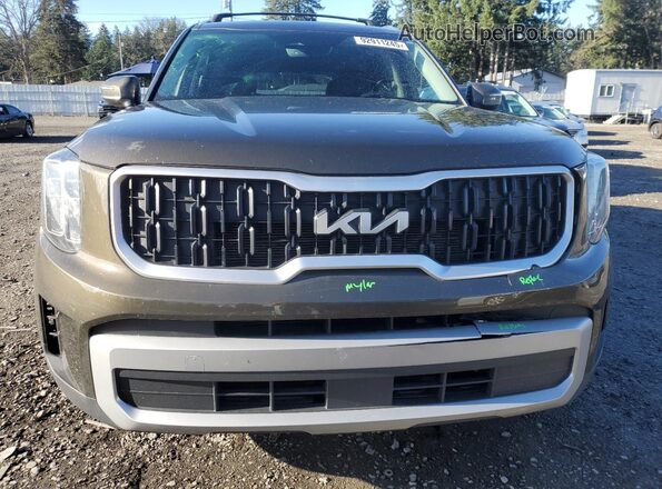 5XYP3DGC3PG403391 2023 KIA TELLURIDE Угольный Вид спереди