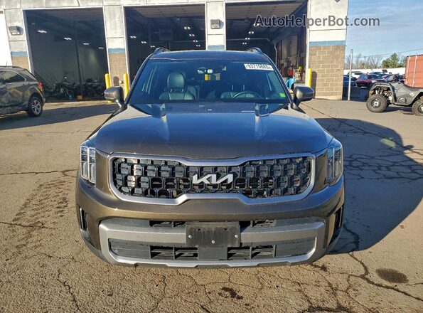 5XYP3DGC6PG346975 2023 KIA TELLURIDE Charcoal Widok z przodu