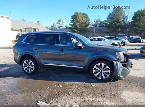 5XYP3DHC5LG075660 2020 KIA TELLURIDE Серый Вид задней части салона