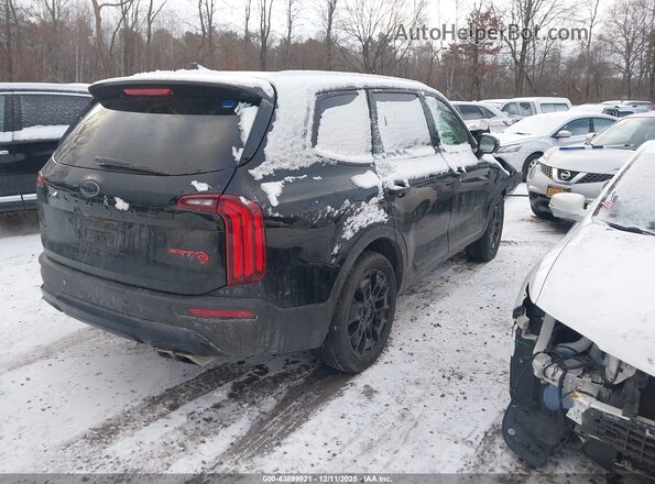 5XYP3DHC8MG139255 2021 KIA TELLURIDE Black უკანა მარჯვენა