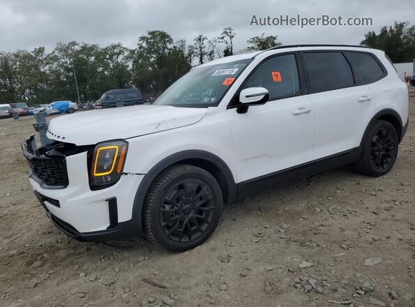 5XYP3DHC8MG158372 2021 KIA TELLURIDE Белый Передняя левая четверть