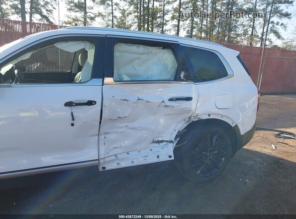 5XYP54HC8MG166904 2021 KIA TELLURIDE Белый Вид спереди