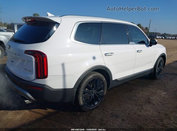 5XYP54HC8MG166904 2021 KIA TELLURIDE Белый Задняя правая четверть