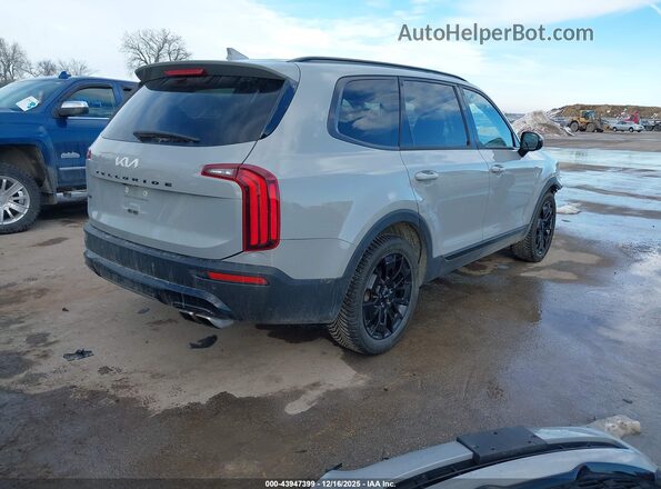 5XYP5DHC2NG288644 2022 KIA TELLURIDE Серый Задняя правая четверть