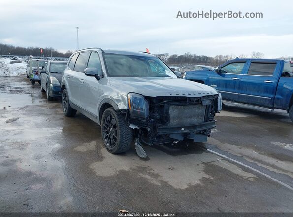5XYP5DHC2NG288644 2022 KIA TELLURIDE Серый Передняя правая четверть