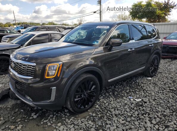 5XYP5DHC7LG079378 2020 KIA TELLURIDE Green Передня ліва чверть