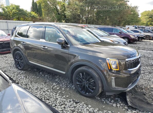 5XYP5DHC7LG079378 2020 KIA TELLURIDE Green Передня права чверть