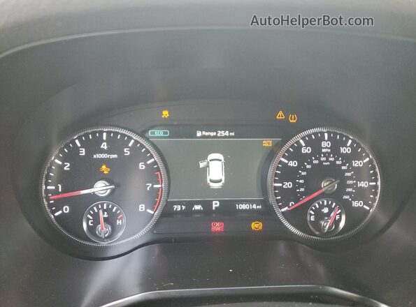 5XYP5DHC7LG079378 2020 KIA TELLURIDE Green Вид щитка приладів