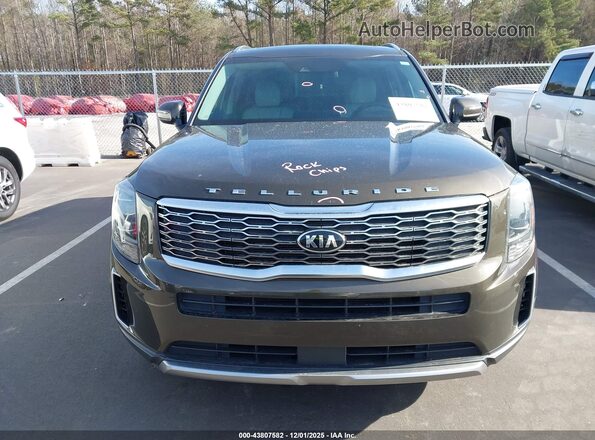 5XYP64HC0LG085732 2020 KIA TELLURIDE Золотой Вид щитка приборов