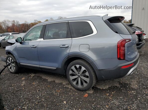 5XYP6DHC0LG043254 2020 KIA TELLURIDE Gray Trasero izquierdo