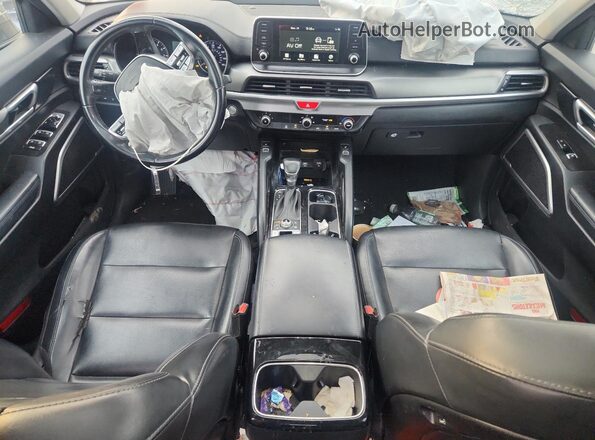 5XYP6DHC0LG043254 2020 KIA TELLURIDE Gray Vista del salpicadero