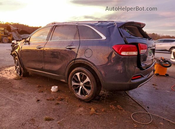 5XYPH4A14GG009097 2016 KIA SORENTO Синий Задняя левая четверть