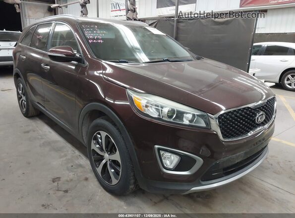 5XYPH4A55GG001531 2016 KIA SORENTO Red Delantero derecho