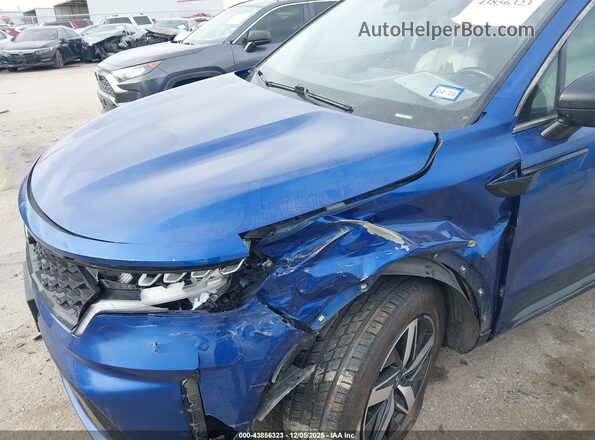 5XYRH4LF7MG031267 2021 KIA SORENTO Синий Вид спереди