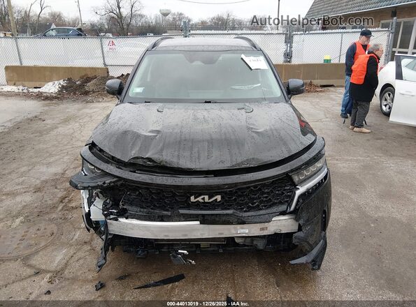5XYRH4LF7NG144749 2022 KIA SORENTO Black Widok zestawu wskaźników