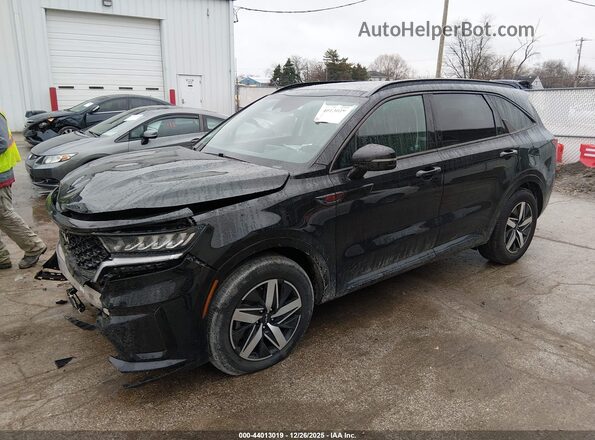 5XYRH4LF7NG144749 2022 KIA SORENTO Black Przód lewy