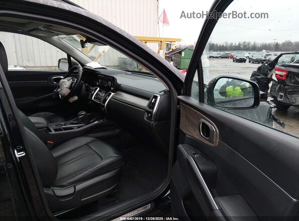 5XYRH4LF7NG144749 2022 KIA SORENTO Black Widok wnętrza z przodu
