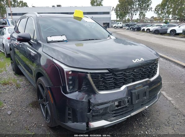 5XYRL4JC1SG344643 2025 KIA SORENTO Black Przód prawy