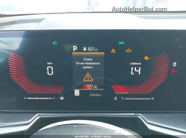 5XYRL4JC1SG344643 2025 KIA SORENTO Black Widok tylnych siedzeń
