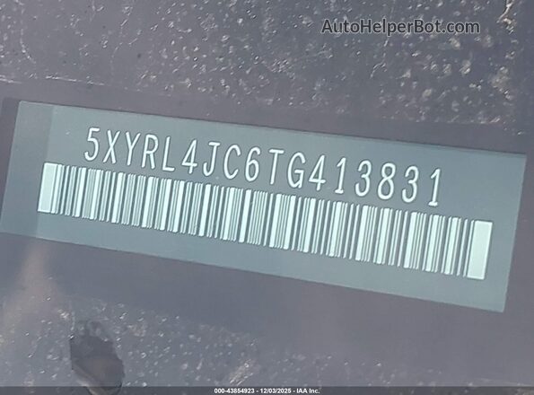 5XYRL4JC6TG413831 2026 KIA SORENTO Серый 
